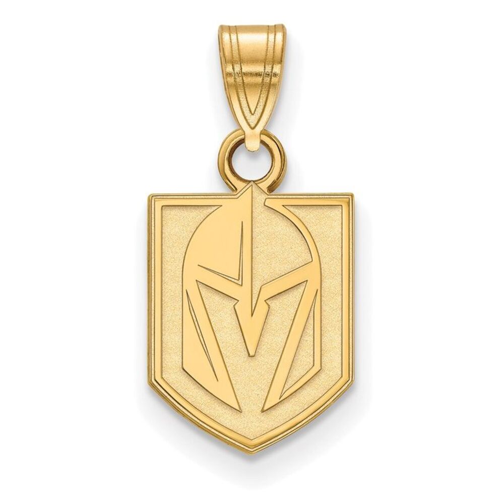 10K Yellow Gold NHL Vegas Golden Knights Small Pendant